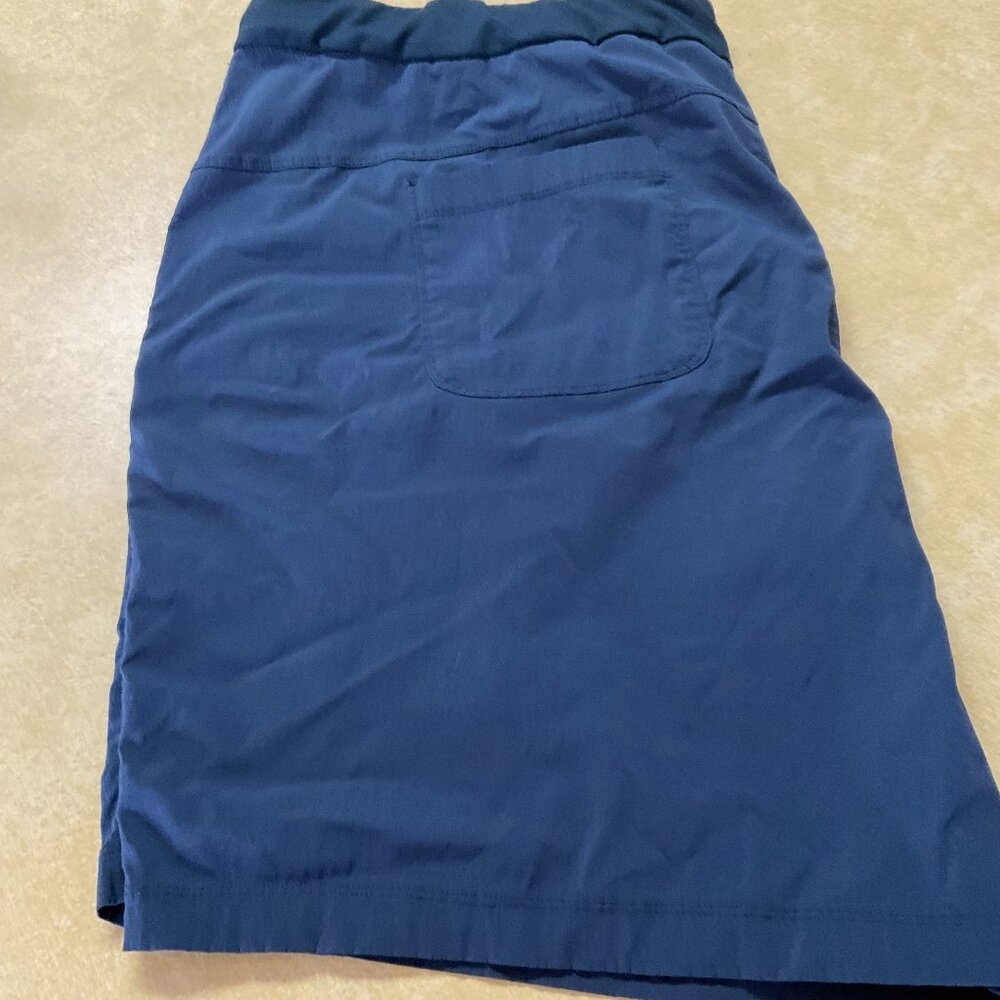 ACTIVE LIFE BLUE STRETCH COMFORT WAIST SHORTS PLUS - Picture 8 of 8